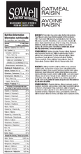 Load image into Gallery viewer, SoWell Oatmeal Raisin Bar
